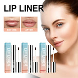 FLYTONN-3 Colors Peel Off Lip Liner Tattoo Waterproof Long Lasting Matte Non-Stick Cup Lip Tint Sexy Red Contour Lips Make Up Cosmetics