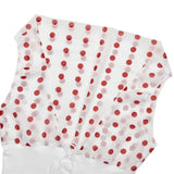 Flytonn-Polka Dot Chiffon Patchwork One Shoulder Tank Top For Women Asymmetrical Slim Backless Tie Back Crop Vest Y2K Streetwear