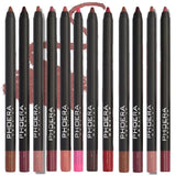 Flytonn- Waterproof Matte Lipliner Pencil Sexy Red Contour Tint Lipstick Lasting Non-stick Cup Moisturising Lips Makeup Cosmetic 12Color