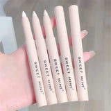 Flytonn 15color Glitter Highlighter Pen Waterproof Pearlescent Matte White Sliver Diamond Brighten Lying Silkworm Eyeshadow Stick Makeup