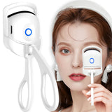 Flytonn-Electric Eyelash Curler Heated Eyelashes Curlers Thermal Eye Lash Curler Tweezers Charging Tweezer Long Lasting Makeup Tool