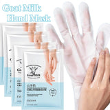 Flytonn- Moisturizing Goat Milk Hand Mask Gloves 1/2/3 Pairs Exfoliating Repairing Hand Patch Whitening Skin Care Anti-Wrinkle Hand Care