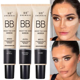 Flytonn- Moisturizing Foundation BB Cream Makeup Waterproof Long Lasting Cover Acne Spot Natural Smooth Face Base Matte Liquid Concealer