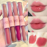 Flytonn- 11Colors Double Head Lip Gloss Matte Velvet Sexy Red Tint Liquid Lipstick Waterproof Mirror Water Lip Glaze Lips Makeup Cosmetic