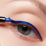 Flytonn-Waterproof Gel Liquid Eyeliner Long Lasting Brown Blue White Summer Sweatproof Quick Dry Eyeliner Pen Pencil Eye Makeup Cosmetic