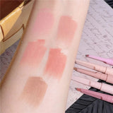 Flytonn- Milk Matte Smooth Lip Liner Pen Makeup Waterproof Lasting Contouring 3D Lips Lip Stick Pencil Nude Pink Lip Tint Lips Cosmetic