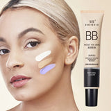 Flytonn- Moisturizing Foundation BB Cream Makeup Waterproof Long Lasting Cover Acne Spot Natural Smooth Face Base Matte Liquid Concealer