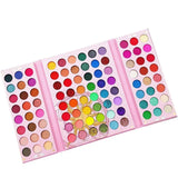 FLYTONN-Christmas 96 Colors Eye Shadow Plate Shimmer Matte Sequin Eyeshadow Colorful Stage Ball Dedicated Neon Eyeshadow Palette Make Up