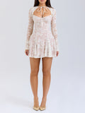 Flytonn- Alice Lace Mini Dress