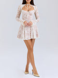 Flytonn- Alice Lace Mini Dress