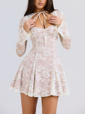 Flytonn- Alice Lace Mini Dress