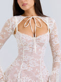 Flytonn- Alice Lace Mini Dress