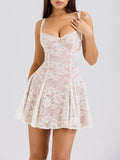 Flytonn- Alice Lace Mini Dress