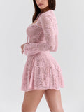 Flytonn- Alice Lace Mini Dress