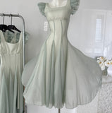 Flytonn-birthday dress pretty outfits Vintage-Inspired Pastel Green Summer Maxi Dress Graduation Gifts