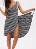 Flytonn-Graduation Gift Back to School Season Summer Vacation Dress Spring Outfit Women Beach Dress Sexy Sling Becah Wear Dress Sarong Bilini Cover Up Warp Pareo Dresses Towel Backless  Swimwear Femme Plus Size Black Dresses