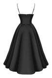 Flytonn- ‘Mademoiselleâ€?Black Tulle Midi Dress