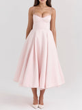 Flytonn- Mademoiselle Ballerina Pink Midi Dress