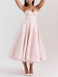 Flytonn- Mademoiselle Ballerina Pink Midi Dress