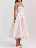 Flytonn- Mademoiselle Ballerina Pink Midi Dress