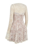 Flytonn- Alice Lace Mini Dress