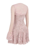 Flytonn- Alice Lace Mini Dress