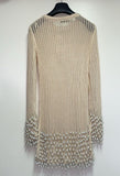 Flytonn- Pearl Fringe Knit Dress