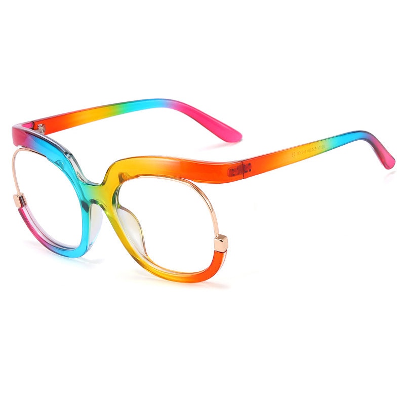 Flytonn-Colour Casual Patchwork Sunglasses