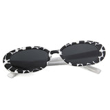 Flytonn-Purple Fashion Casual Patchwork Sunglasses