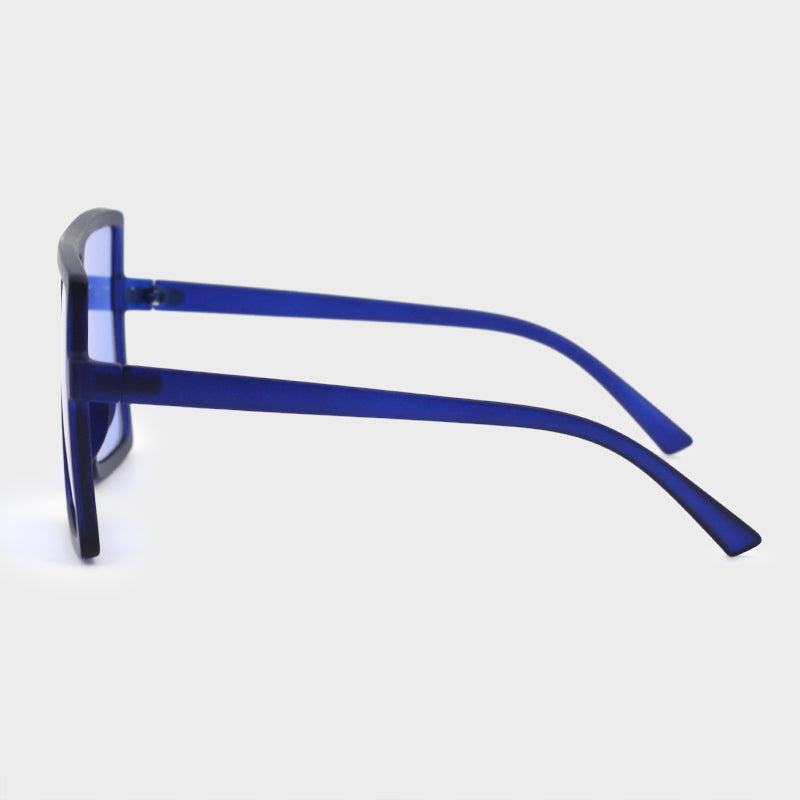 Flytonn-Blue Sexy Street Gradual Change Leopard Patchwork Sunglasses