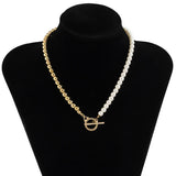 Flytonn-Wendy Pearl Chain Necklace