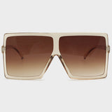 Flytonn-Leopard Print Sexy Street Gradual Change Leopard Patchwork Sunglasses