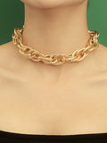 Flytonn-Solid Color Hollow Necklaces&Bracelet Accessories