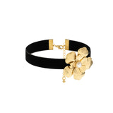 Flytonn-Vanessa Velvet Rose Flower Choker Necklace