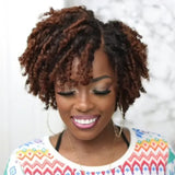 Flytonn-Brown Casual Daily Solid Patchwork Wigs