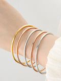 Flytonn-Geometric Solid Color Bracelet Accessories