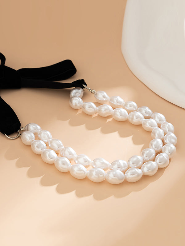 Flytonn-Bowknot Handmade Tied Bracelet Accessories Necklaces Accessories