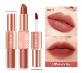 Flytonn Fall/Winter Ambiance   12 Colors Lips Makeup Lipstick  Lip Gloss Long Lasting Moisture Cosmetic Lipstick Red Lip Matte Lipstick Waterproof