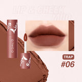 Flytonn Fall/Winter Ambiance   Velvet Matte Lipstick Lightweight Liquid Lipstick Cosmetics Non Sticky Lip Glaze Waterproof Long Lasting Lip Tint Makeup