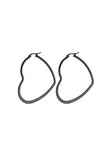 Flytonn-Valentine's Day gift Cutout Peach Heart Earrings