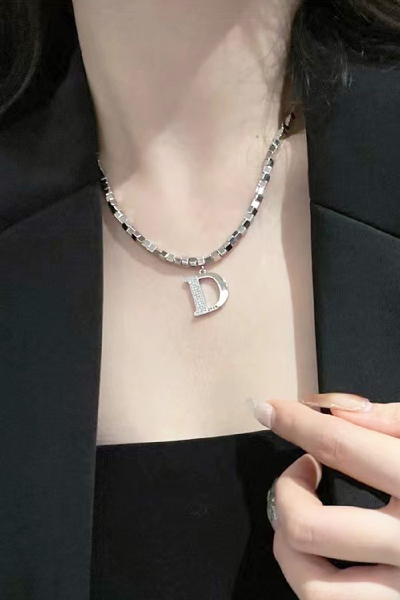 Flytonn-Valentine's Day gift Gold Letter D Necklace