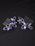 Flytonn Rhinestone Hair Comb for Women Headpiece Wedding Hair Accessories Handmade Hair Jewelry for Women Bridal Party Prom Girls Tiaras