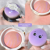 Dumplings Blush Palette Skin Brighten Natural Makeup Long Lasting Cheek Tint Pink Orange Blusher Powder Cosmetics TSLM1