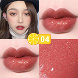 10Colors Mini Cute Design Create Glass Lips Pearly Lip Gloss Lasting Shining Air Glitter Lip Glaze Waterproof Moisturize Makeup