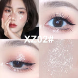10 Colors Diamond Shining Liquid Eyeliner Pearlescent Glitter Highlight Eye Shadow Liquid Monochrome Lasting Cosmetics Makeup