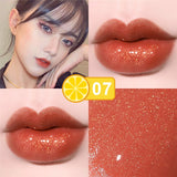 10Colors Mini Cute Design Create Glass Lips Pearly Lip Gloss Lasting Shining Air Glitter Lip Glaze Waterproof Moisturize Makeup