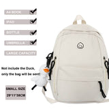 Back to school New Multi-Pocket Female Backpack Book School Bag for Teenage Girls Boys Student Women's Travel Rucksack Small Or Big Size