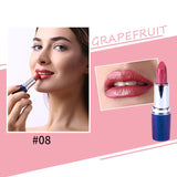 1 Pc Metallic Color Changing Lipstick Velvet Glimmer Glitter  Lip Gloss  Long Lasting Non-stick Cup Sexy Lip Glaze Lady Cosmetic
