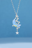 Flytonn-Valentine's Day gift Moonlight Galaxy Necklace