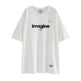 Flytonn-Korean style, Casual fashion, INS dressing, Lazy style, Graduation gift 
NO. 1085 IMAGINE TEE